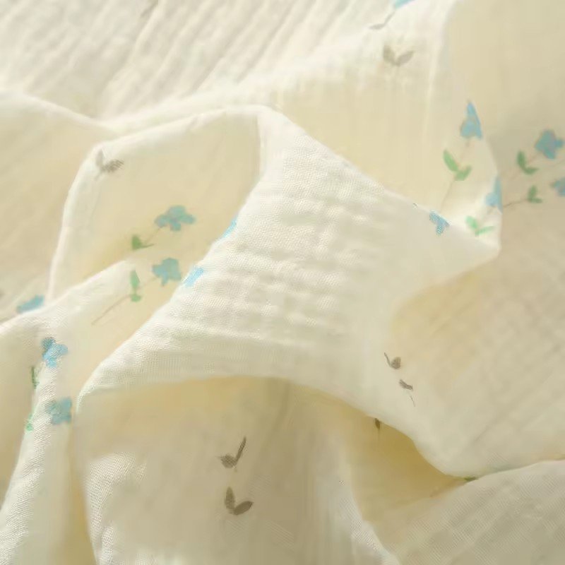 Blue floral pajama style development